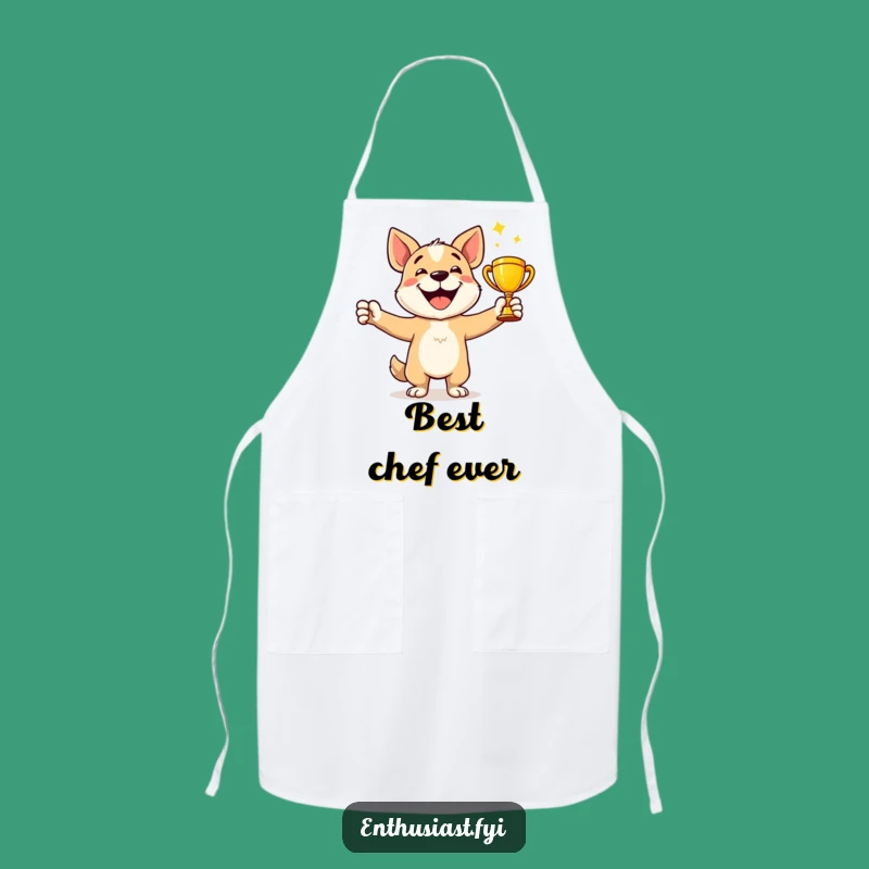 Funny Dog Winner Apron - Cook Like a Champion!