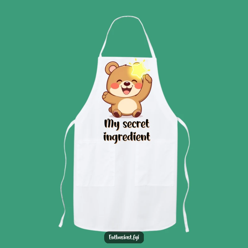 Funny Bear Chef Apron: Imagination at Work, Hilarious & Practical Funny Gift for Cooks