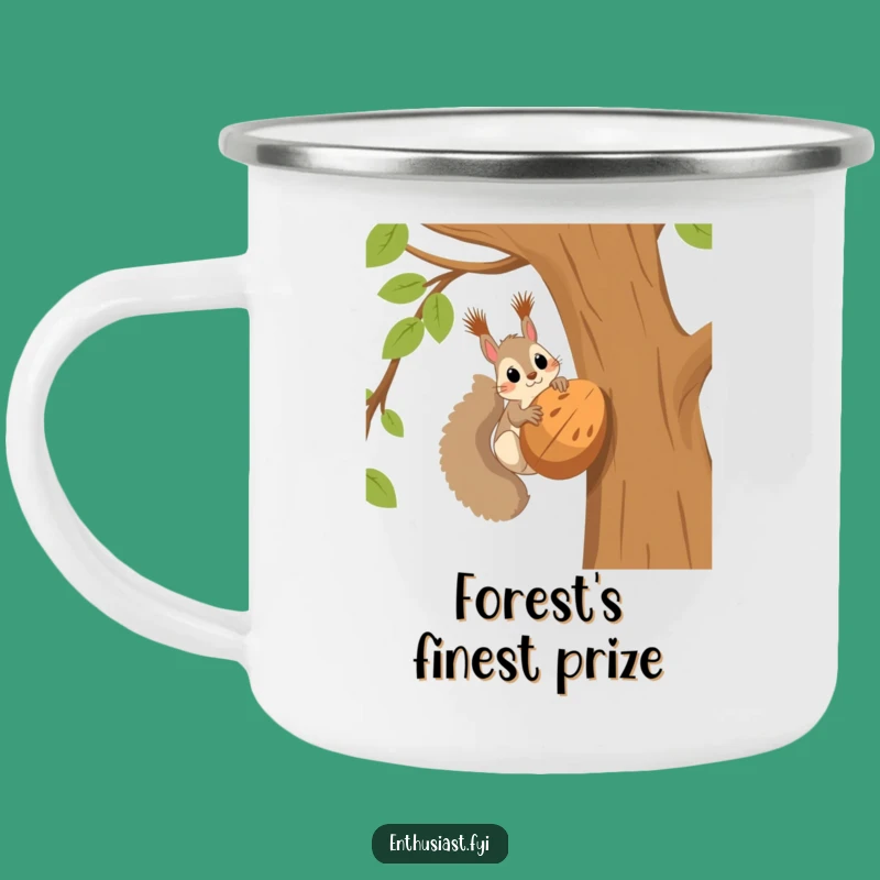 Funny Squirrel Campfire Mug: Sip Your Adventure Fuel!