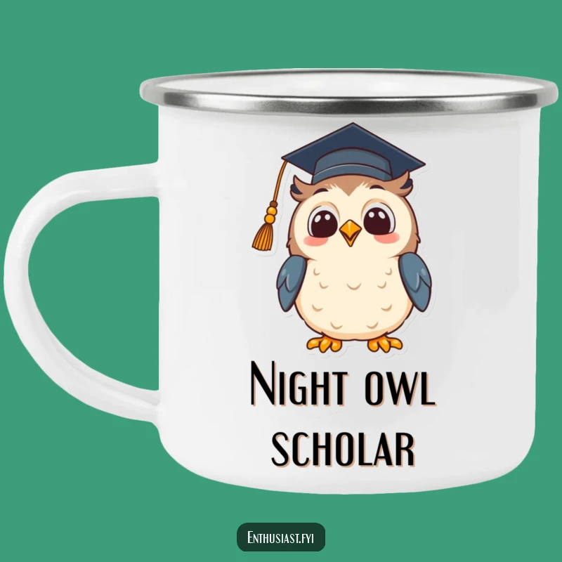 Funny Owl Campfire Mug: Sip Your Morning Brew with This Wise Scholar's Cup