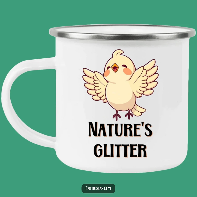 Funny Bird Campfire Mug: Sip Your Adventure Brew!
