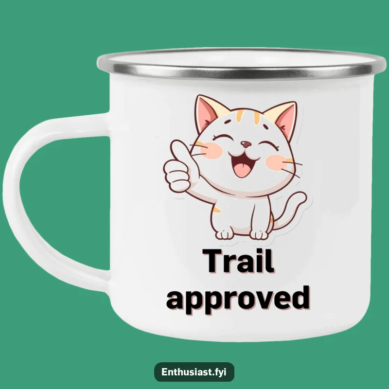 Funny Cat Campfire Mug: Sip with Approval, Perfect Funny Gift!