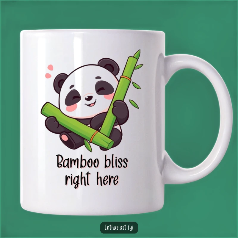 Funny Panda Bamboo Hug Mug: Proud Sigh, Perfect Gift for Bamboo Lovers