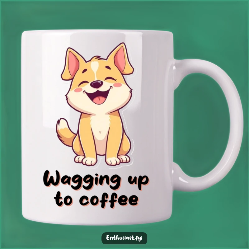 Funny Dog Barking Mug: Your Daily Dose of Canine Cheer!