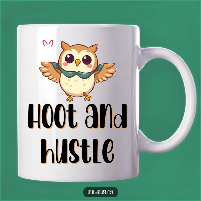 Funny Owl Cape Mug - Heroic & Hilarious Gift for Owl Lovers