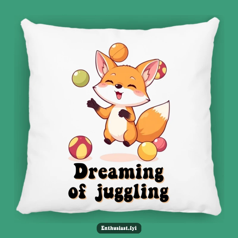 Cozy Funny Fox Juggling Pillow: Add a Touch of Whimsy and Comfort