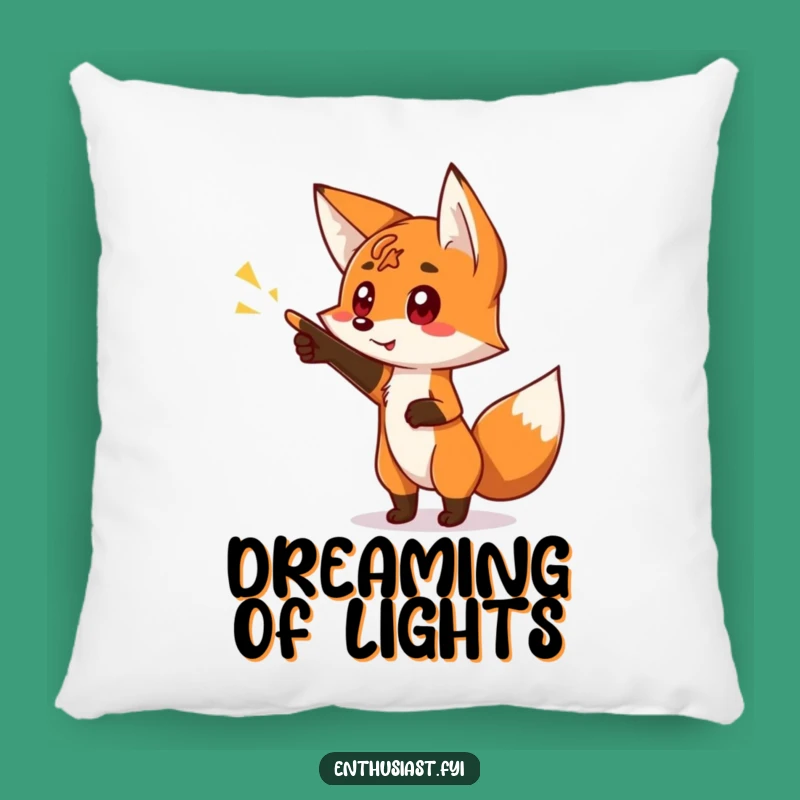 Funny Fox Curiosity Pillow: Soft & Cozy Pointer Gift