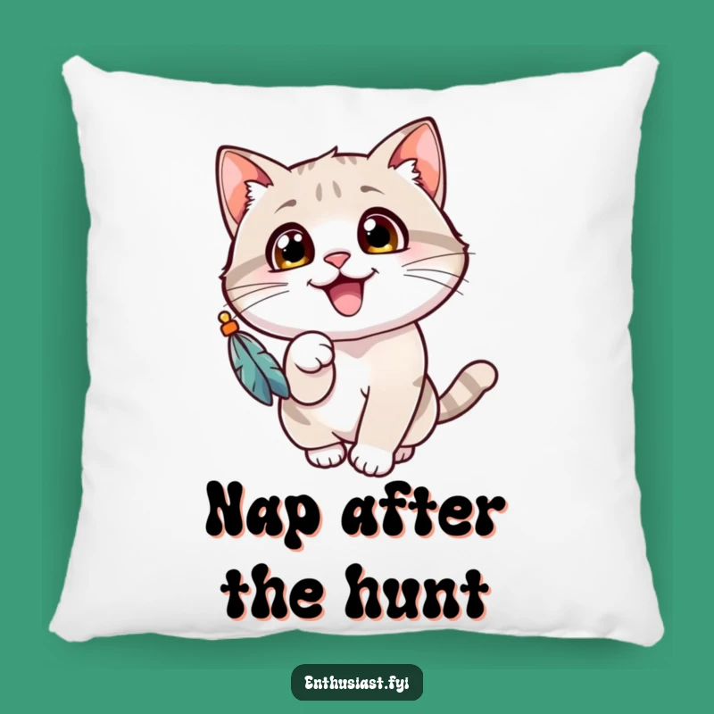 Funny Cat Pillow: Cozy Comfort with a Playful Kitty, Cute Funny Gift