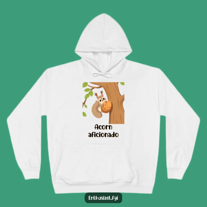 Cozy Funny Squirrel Hoodie: Warm Up with a Gigantic Nut!