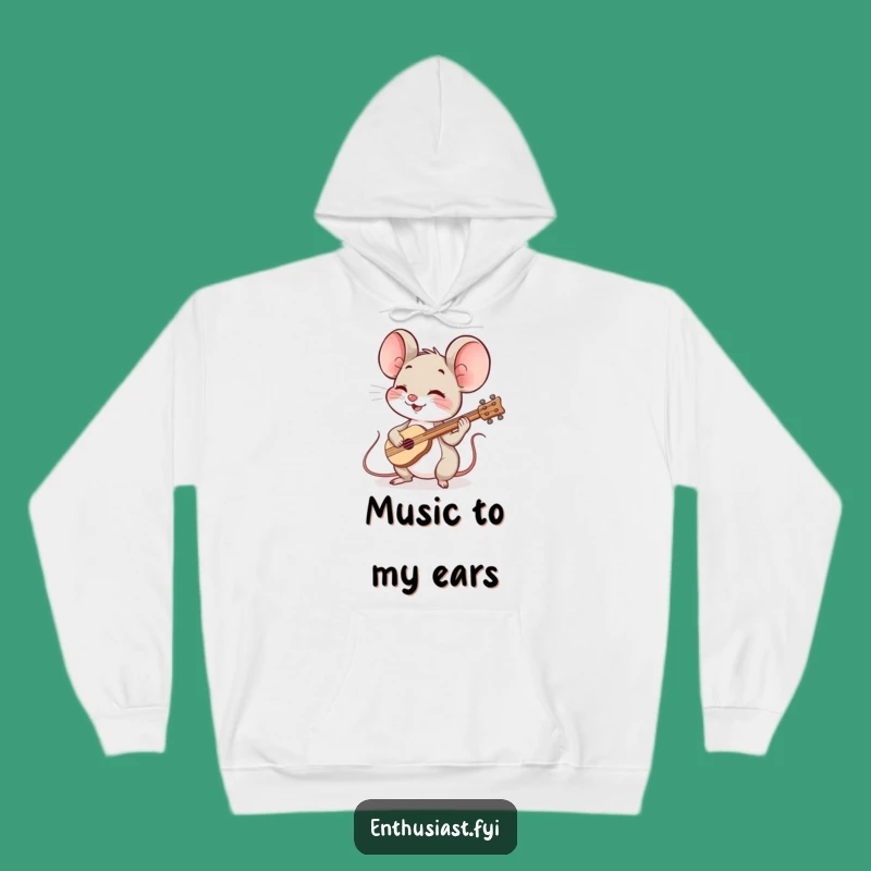 Funny Mouse Maestro Hoodie: Cozy Comfort with Musical Vibes