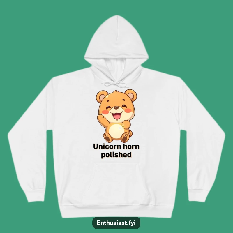 Funny Bear Grin Hoodie: Cozy Joy & Glowing Object: Ultimate Gift!