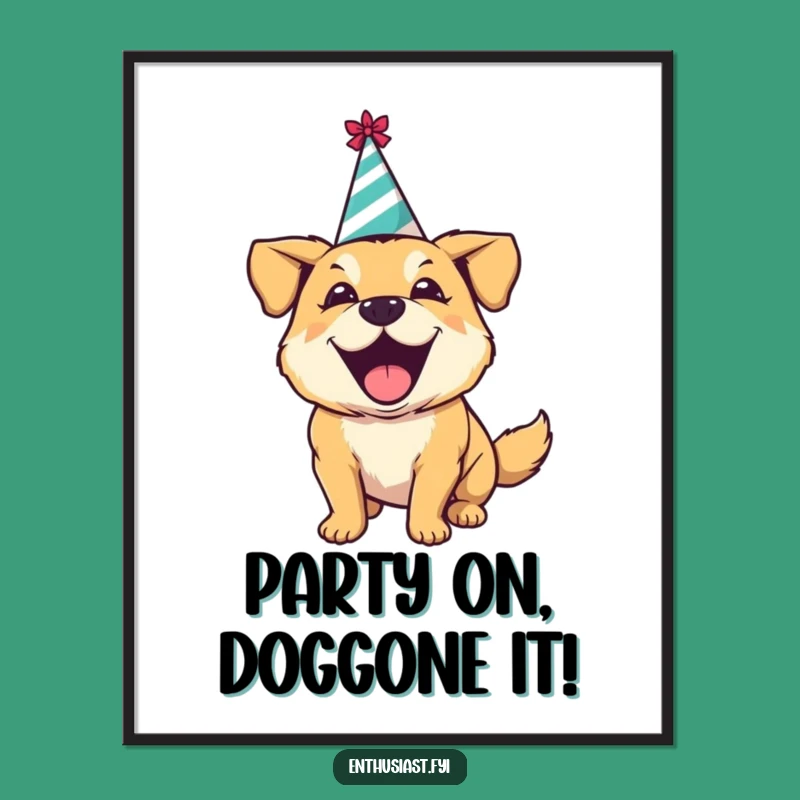 Funny Free Printable Dog Party Wall Art: Hilarious Downloadable Decor for Playful Spaces