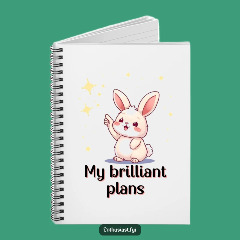 Funny Bunny Stargazing Notebook: Jot Down Dreams With Cosmic Art