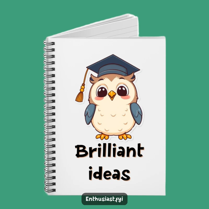 Funny Owl Graduation Log Notebook: Record Your Knowledge with This Hilarious Scholar's Journal