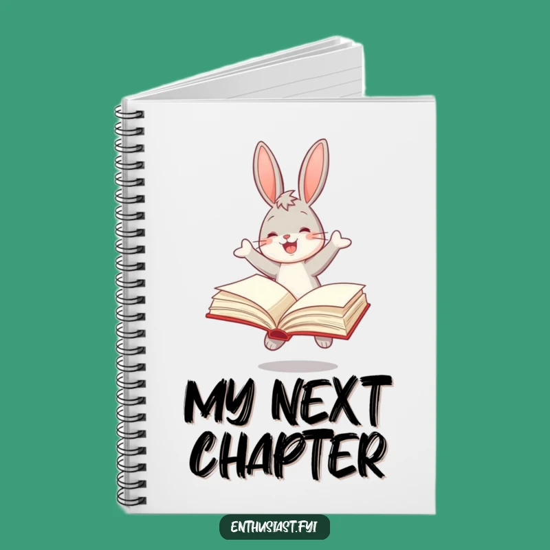 Funny Reading Bunny Notebook: Jot Down Your Literary Adventures