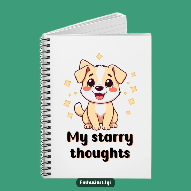 Funny Starry Dog Notebook: Journal Your Joys with this Funny Gift!