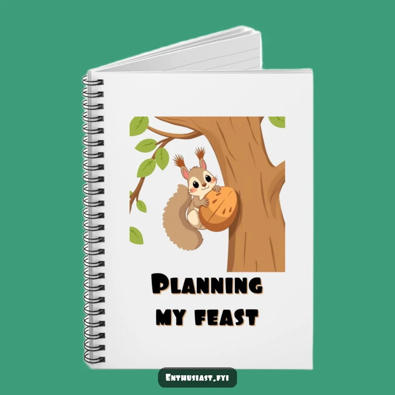 Funny Squirrel Ideas Notebook: Jot Down Your Nutty Thoughts!