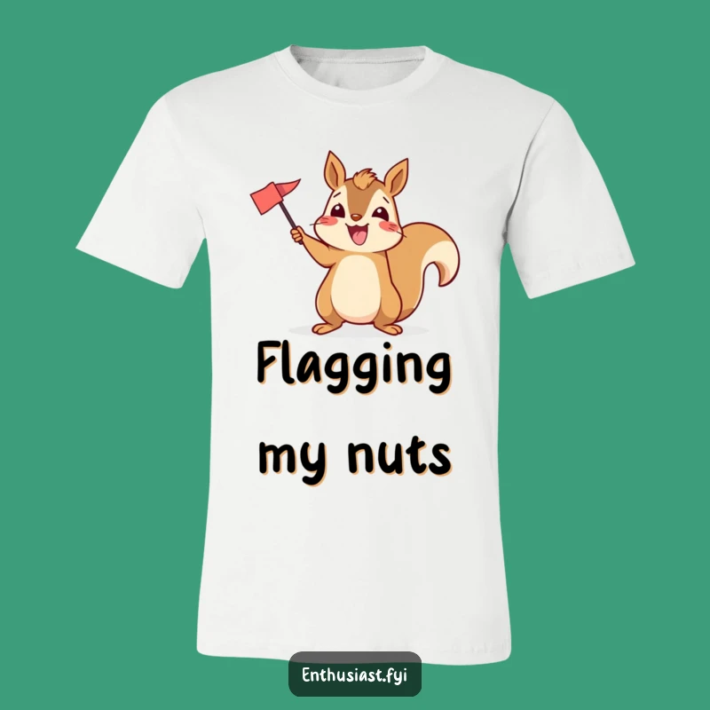 Funny Excited Squirrel T-Shirt: Show Your Spirit with This Hilarious Shirt