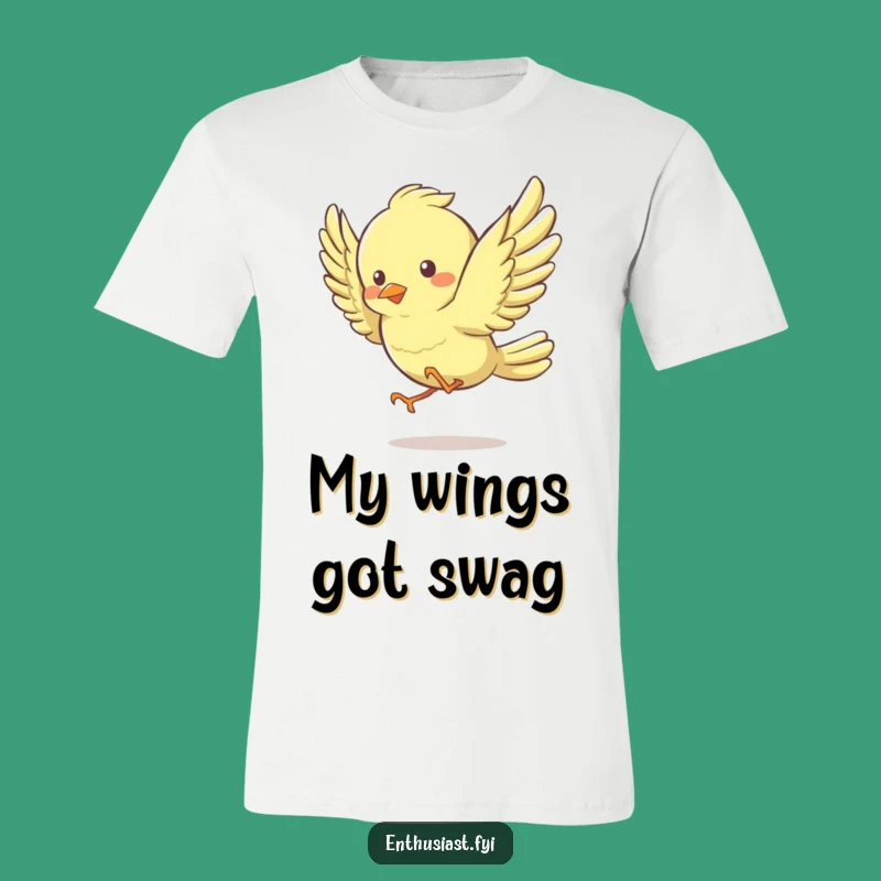 Funny Bird T-Shirt: Energetic Flapper - Hilarious Joyful Outfit Gift!
