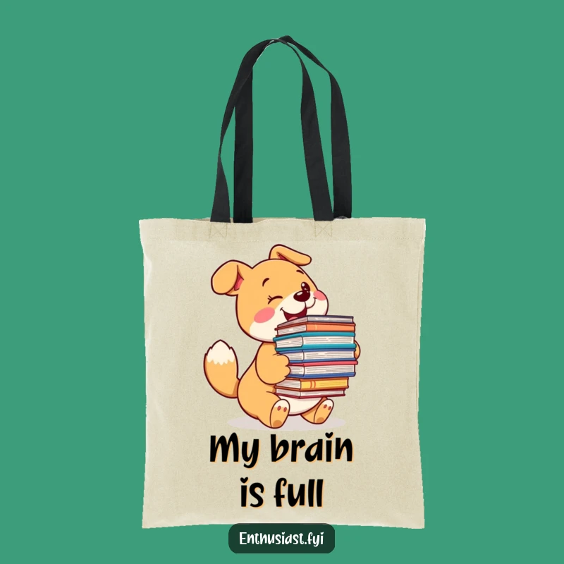Funny Dog Book Lover Tote Bag: Carry Your Reads in Style, Perfect Funny Gift for Bookworms